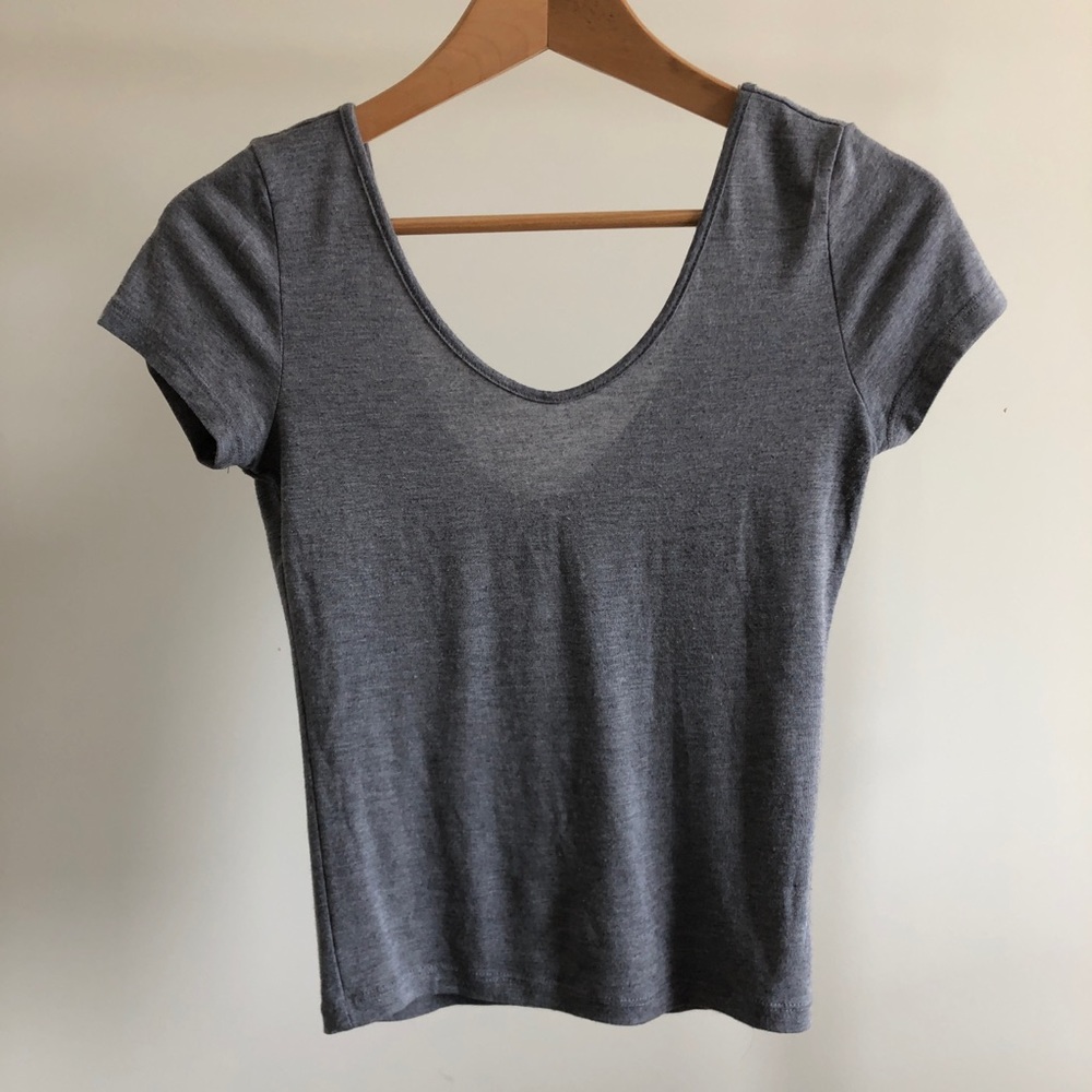 Scoop Neck Crop Top